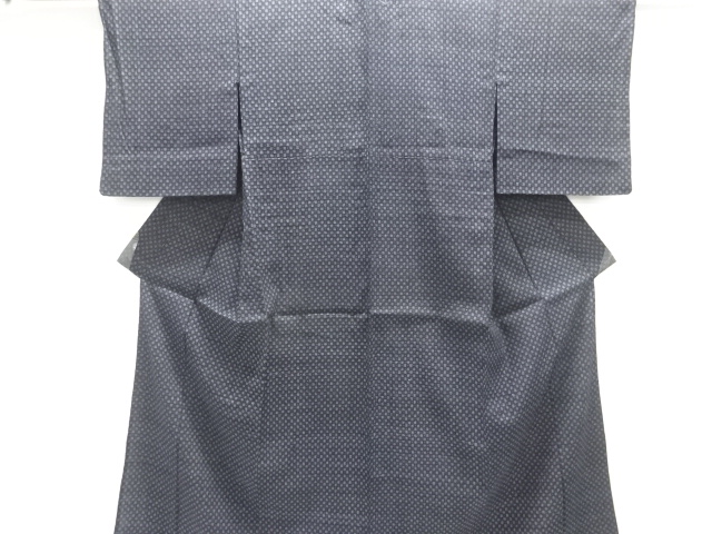 JAPANESE KIMONO / ANTIQUE KIMONO / WOVEN KASURI PATTERN